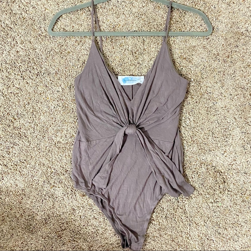 Neutral Tie Body Suit
